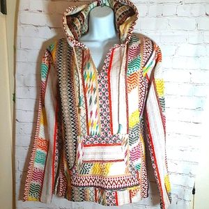 New Beach By Exist Baja Hoodie Sweatshirt M